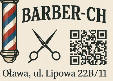 Logo Barber-Ch z miejscem Iakub Chojnacki, Oława, Województwo Dolnośląskie, PL.