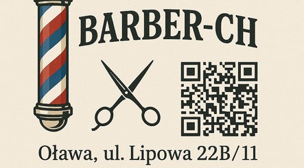 Logo Barber-Ch z miejscem Iakub Chojnacki, Oława, Województwo Dolnośląskie, PL.