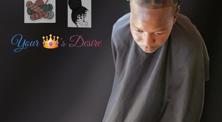 Intricate crochet hairstyle at Namis crochet Your 👑desires in Portsmouth, Saint John Parish, DM.