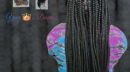 Intricate braids at Namis crochet Your 👑desires, Portsmouth, Saint John Parish, DM.