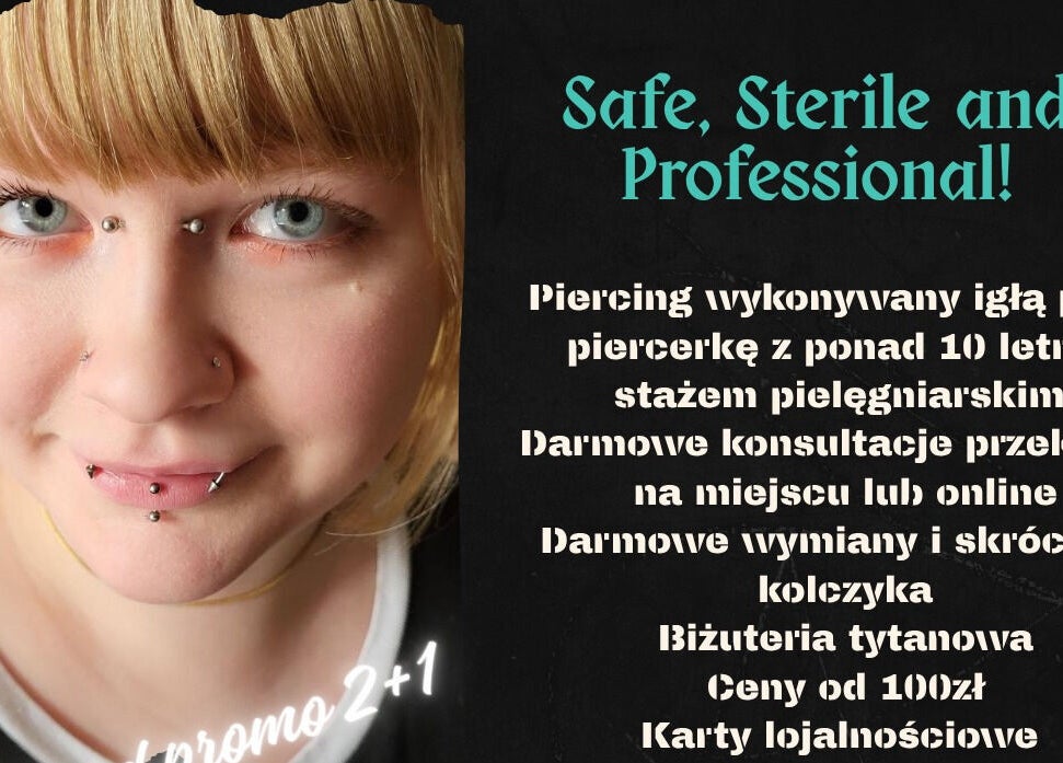 Profesjonalny piercing w AvarjA BodyArt, Nysa, Województwo Opolskie, PL, oferujący darmowe konsultacje.