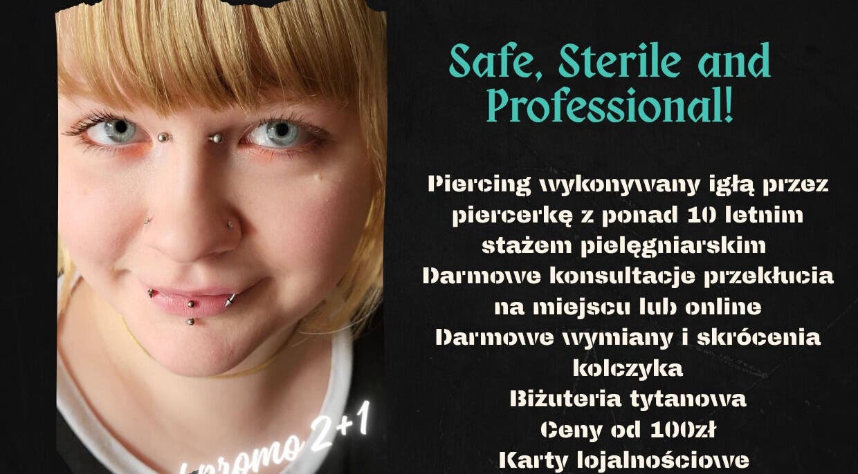 Profesjonalny piercing w AvarjA BodyArt, Nysa, Województwo Opolskie, PL, oferujący darmowe konsultacje.