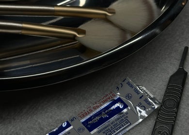 Professional beauty tools at Elysian Skin, Birmingham, England, GB, showcasing precision and quality.