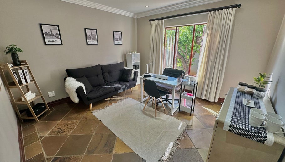 Inviting interior of Nude by Nicole, Kempton Park, Gauteng, ZA, highlighting stylish decor and a serene atmosphere.