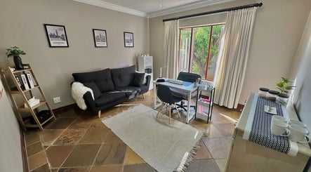 Inviting interior of Nude by Nicole, Kempton Park, Gauteng, ZA, highlighting stylish decor and a serene atmosphere.