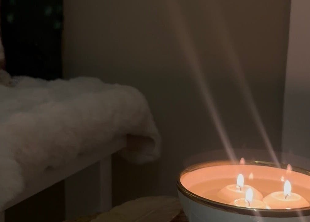 Cozy candlelight setting in SAIAN BEAU SPA, La Vega, La Vega, DO.