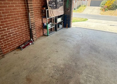 Clean garage space at JD Automotive Detailing, Springdale Heights, New South Wales, AU.
