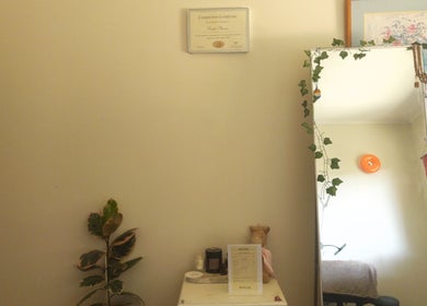 Cozy corner with mirror at llashionista, Wellington, Wellington Region, NZ showcasing a serene ambiance.