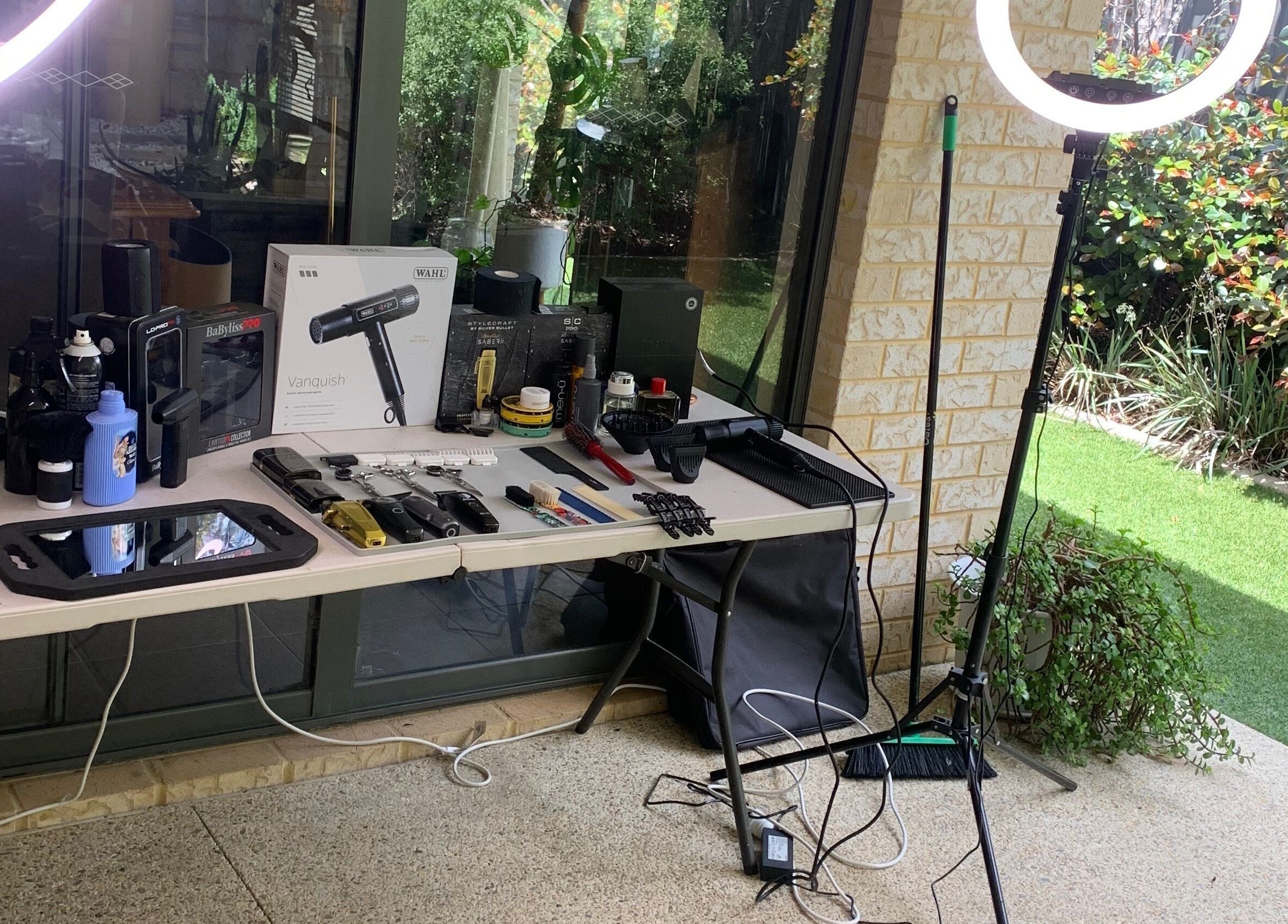 Professional barber tools at Brody.fadez, Banksia Grove, Western Australia, AU, ready for styling.