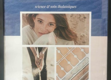Affiche thalassothérapie à L'Atelier des Sens, Orvillers-sorel, Hauts-de-france, FR. Le bien-être par la nature.