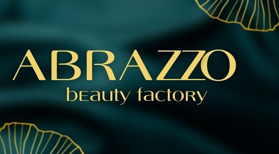 Лого на Abrazzo Beauty Factory в тъмнозелен фон, Пловдив, Пловдив, BG.
