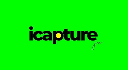 icaptureja logo on vibrant green background, Reading, St. James Parish, JM.
