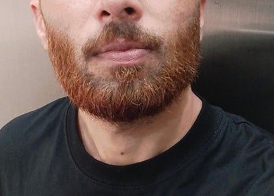 Close-up of a well-groomed beard at Smart Cut Barber, Kuala Lumpur, Wilayah Persekutuan Kuala Lumpur, MY.