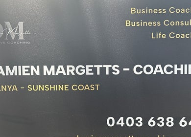Damien Margetts Coaching services sign in Banya, Queensland, AU for business and life coaching details.