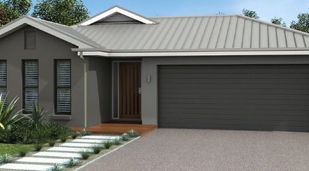 Modern front entrance of Damien Margetts Coaching in Banya, Queensland, AU featuring minimalistic design.