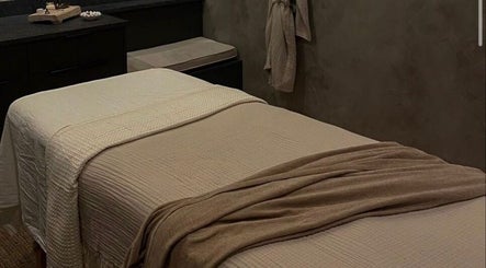 Relaxing massage table at STUDIO LEME DUBAI, Dubai, Dubai, AE, ready for a soothing wellness experience.