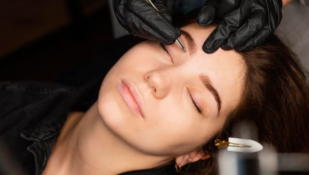 Expert brow shaping at Lash & Brow Haven, Brisbane, Queensland, AU enhances natural beauty and precision.