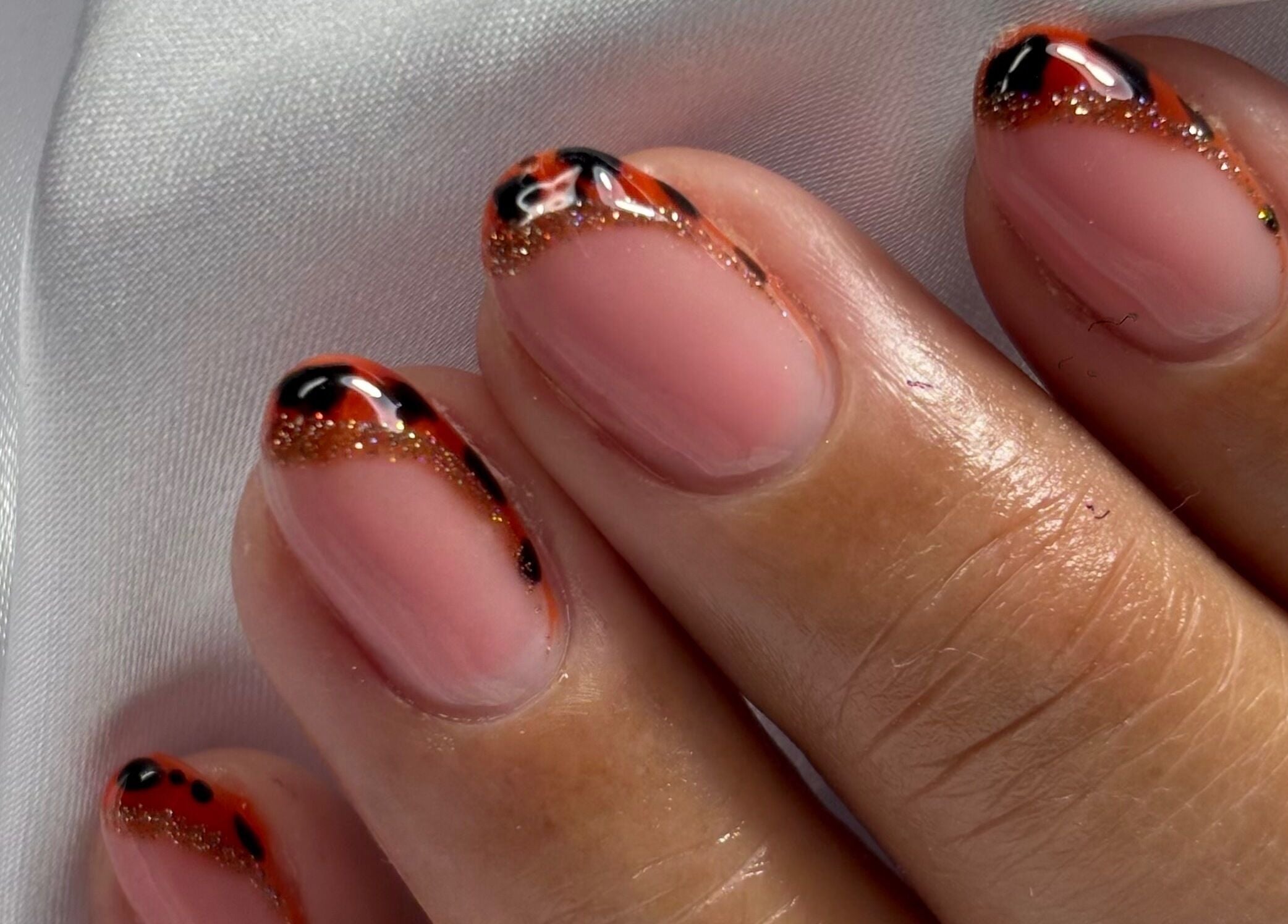 Intricate nail art at NailVow, Willemstad, Curaçao, CW showcasing elegant and artistic design.