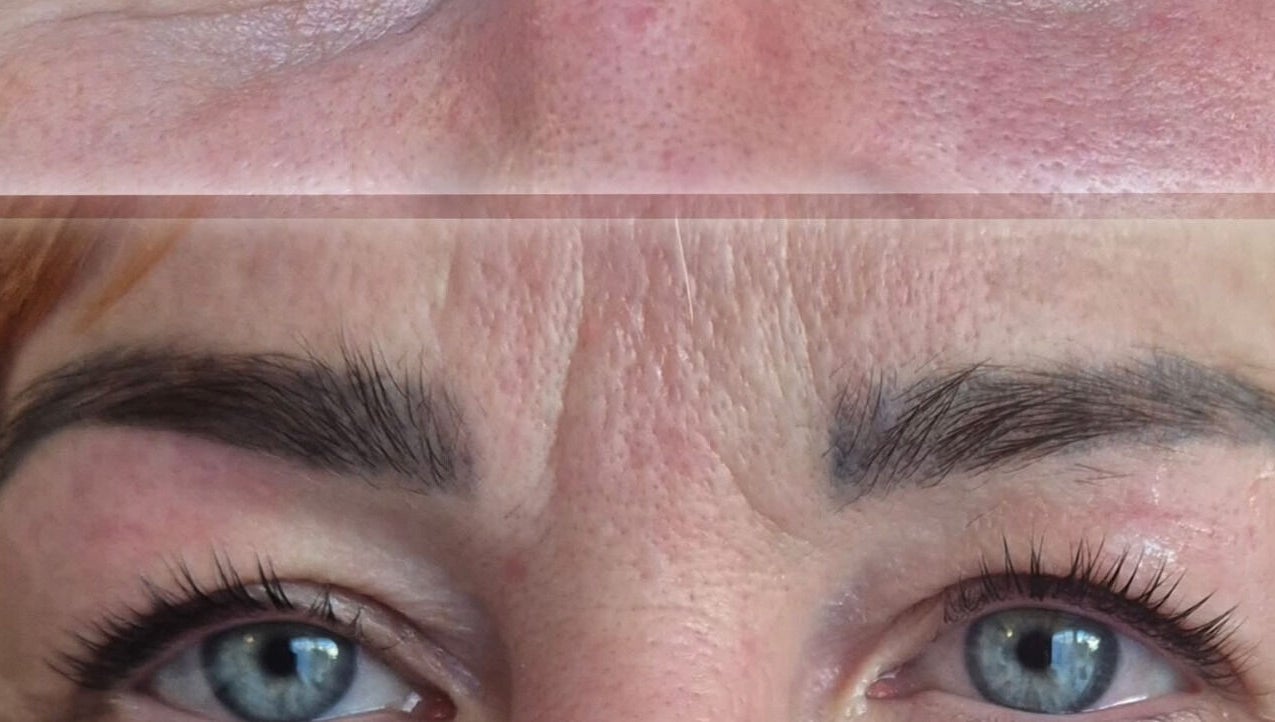 Eyebrow enhancement results at Lizzy's Hair and Beauty Salon in Kings Meadows, Tasmania, AU.