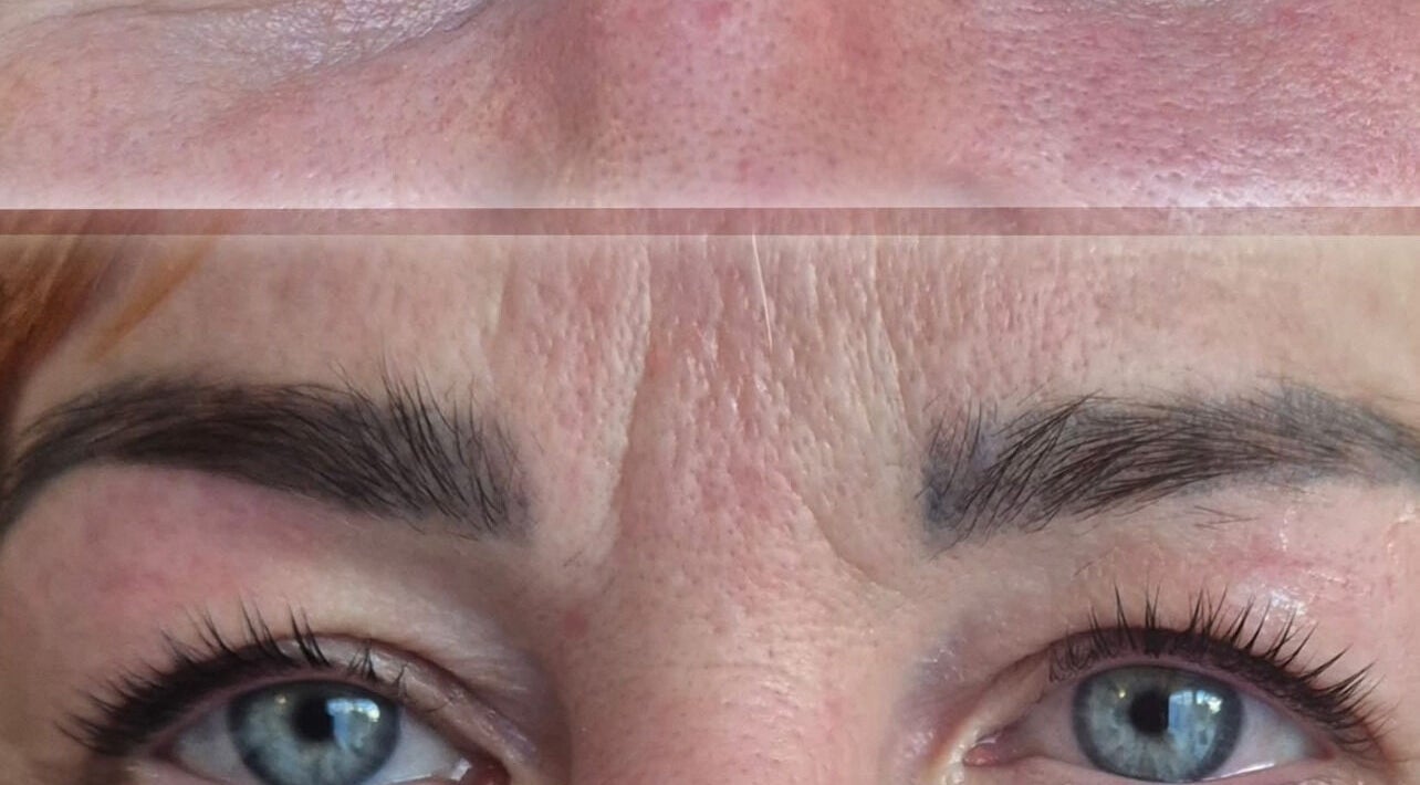 Eyebrow enhancement results at Lizzy's Hair and Beauty Salon in Kings Meadows, Tasmania, AU.