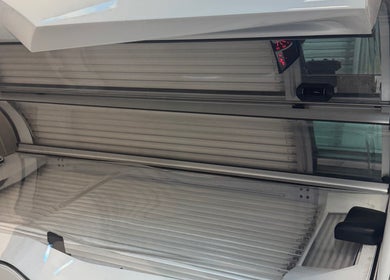 Modern tanning bed at Efie Beauty & Aesthetics, Cannock, England, GB, offering premium sunbed services.