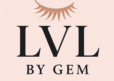 Lvl by Gem logo with eyelash graphic, located in Bristol, England, GB.