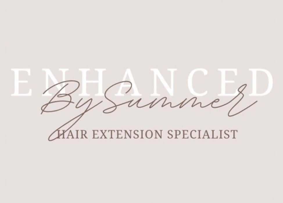 Enhancedbysummer logo, hair extension specialists in Thrapston, England, GB.