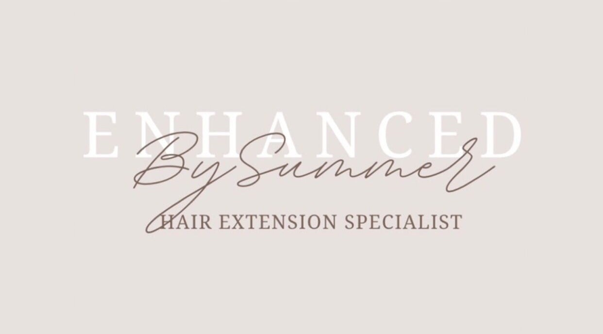Enhancedbysummer logo, hair extension specialists in Thrapston, England, GB.