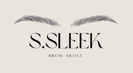 S.Sleek logo with elegant brows, located in Bolton, England, GB, specializing in brow artistry.