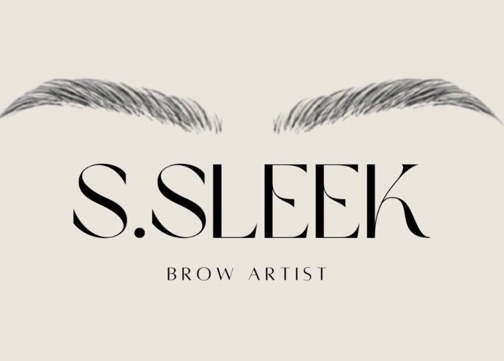 S.Sleek logo featuring refined brows, located in Bolton, England, GB, showcasing brow artistry.