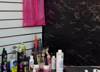 Lovelace beauty supplies on shelves, Port of Spain, Port of Spain Corporation, TT. Stylish and organized.