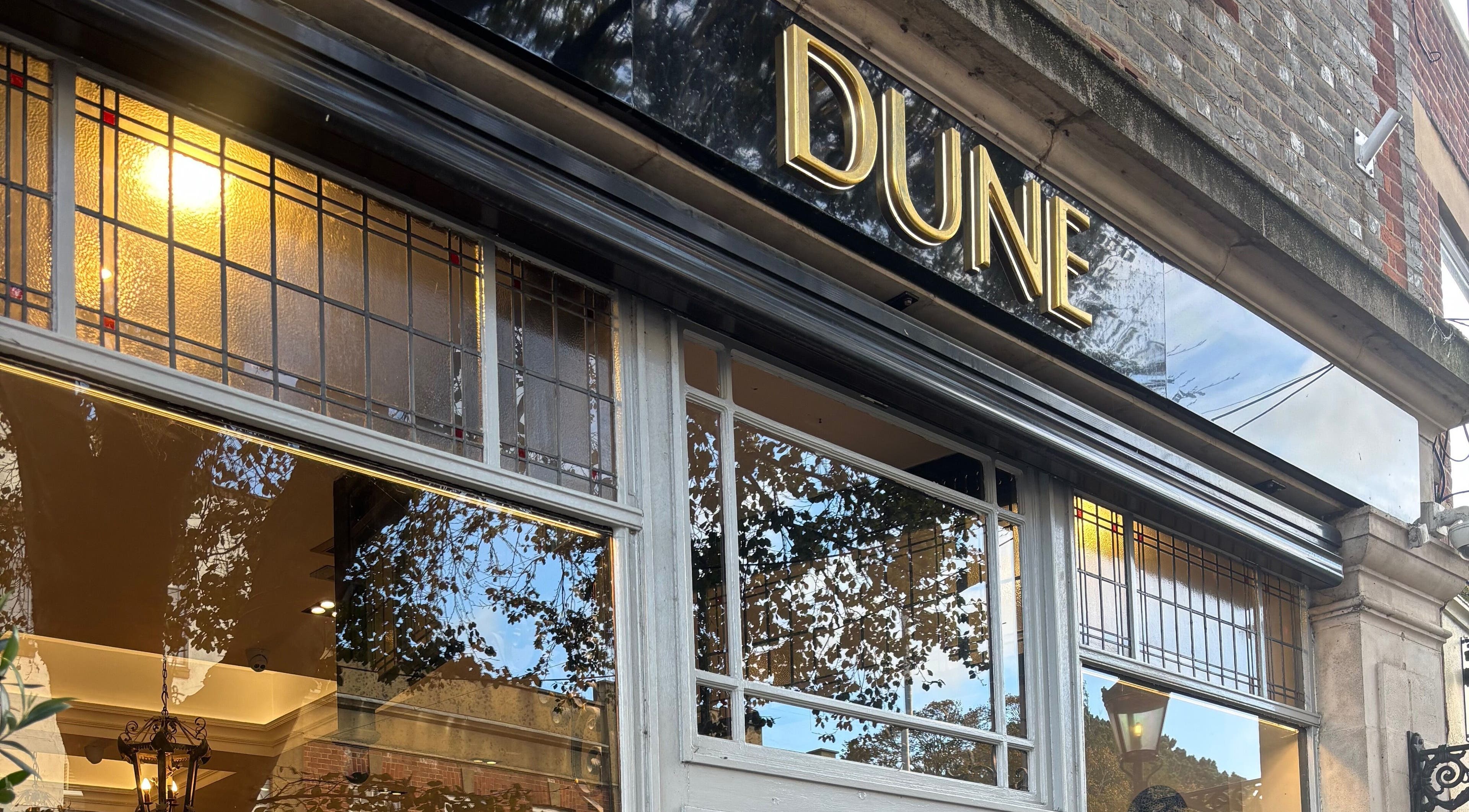 Classic exterior of Mia's Beauty Room, Poole, England, GB, featuring large windows and exquisite details.