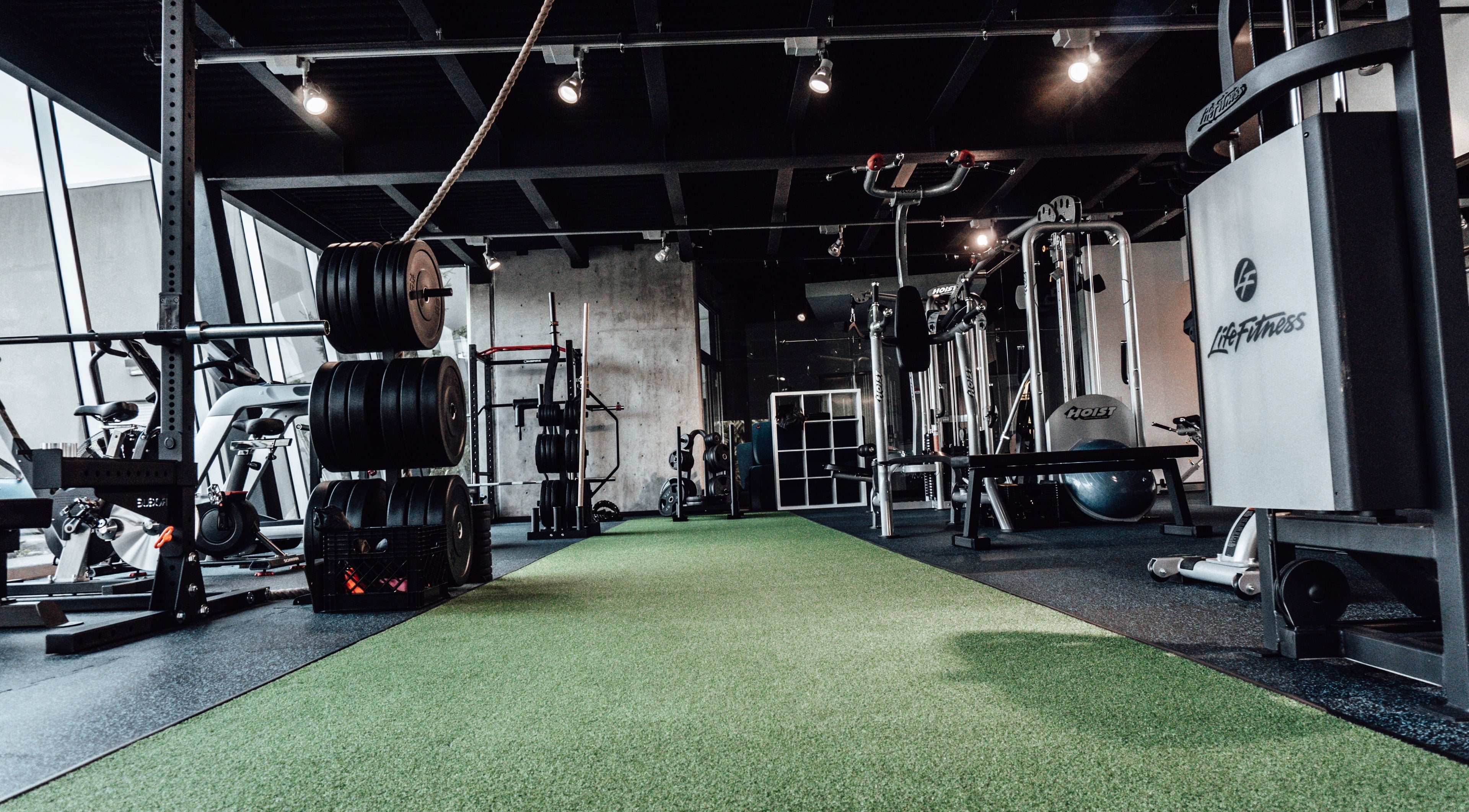 Goldman Personal Training gym in Richmond, British Columbia, CA, featuring modern exercise equipment.