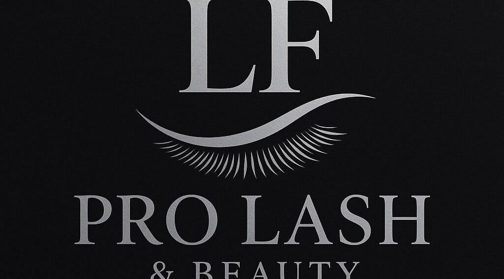 LF Pro Lash & Beauty logo featuring a stylized lash, located in Koongal, Queensland, AU.