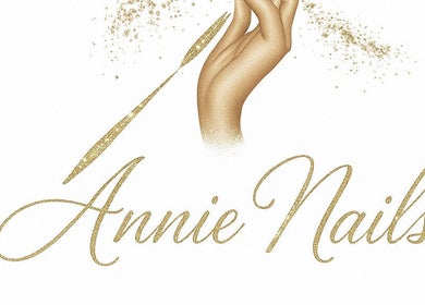 Logo élégante d'ANNIE NAILS à Pointe-à-pitre, Grande-terre, GP avec une touche dorée et artistique.