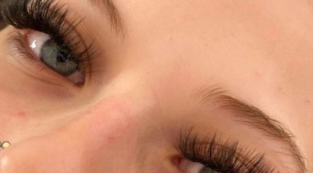 Close-up of voluminous lash extensions at Lashed by Ets, Kingston, Ontario, CA.