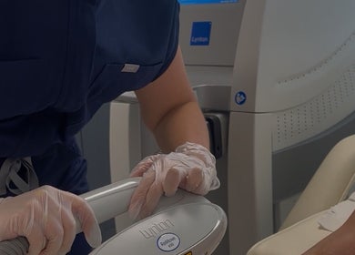 Laser treatment at The Laser Studio EK, East Kilbride, College Milton South, Scotland, GB, captured in action.