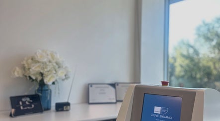 Elegant interior at The Laser Studio EK, showcasing modern equipment in East Kilbride, College Milton South, Scotland, GB.