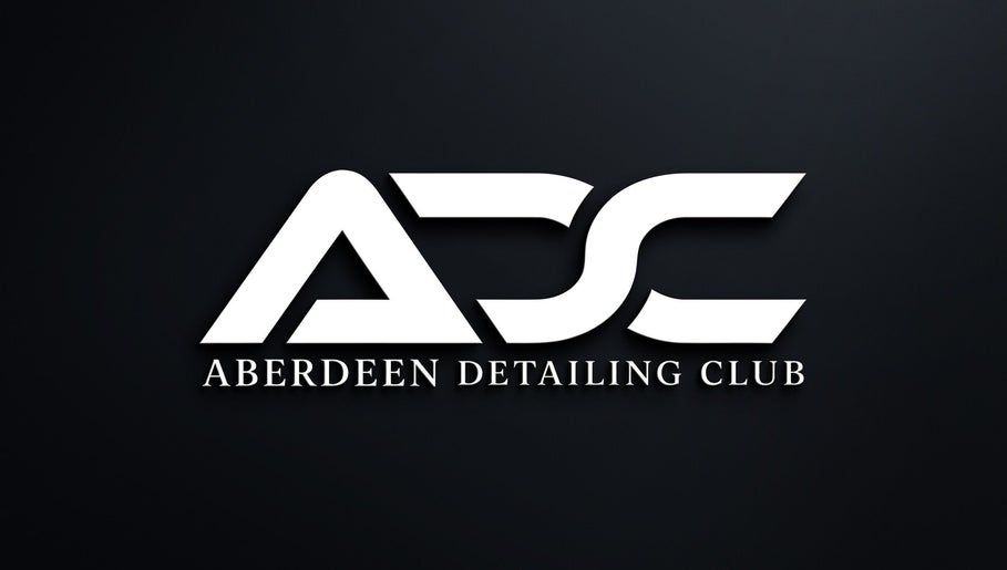 Aberdeen Detailing Company logo in white on black, Aberdeen, Scotland, GB.