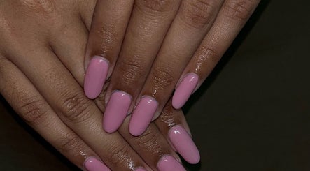 Pink manicured nails at Lexcie_nails in Paramaribo, Paramaribo District, SR, showcasing professional nail art.