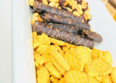 Gourmet snacks at 20Thirteen Beauty Spa in Pretoria, Gauteng, ZA, offering a unique wellness experience.