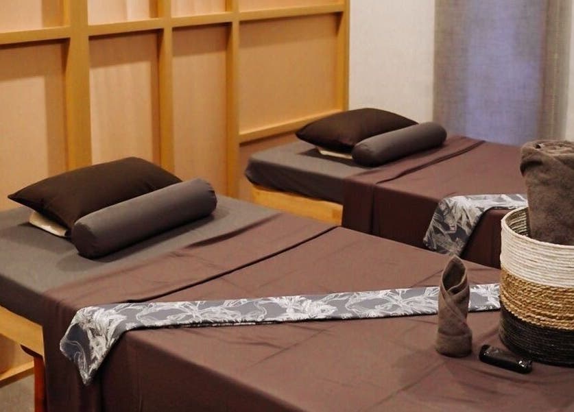 Relaxing massage room setup at Body Wonders SPA & Massage, Bali, Bali, ID, with cozy treatment beds.