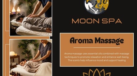 Aromatherapy massage at Moon Spa, Bengaluru, Karnataka, IN, promoting relaxation and wellness.