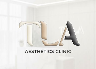 Sophisticated logo of TLAestheticsClinic, Whiston, England, GB, highlighting beauty and wellness.