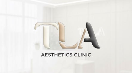Sophisticated logo of TLAestheticsClinic, Whiston, England, GB, highlighting beauty and wellness.