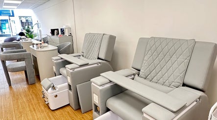 Modern pedicure stations at Vera Beauty & Aesthetic in Brighton And Hove, England, GB.