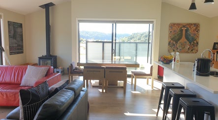 Spacious, sunlit living area at Bless The Mess Cleaning Co. in Wānaka, Otago Region, NZ.