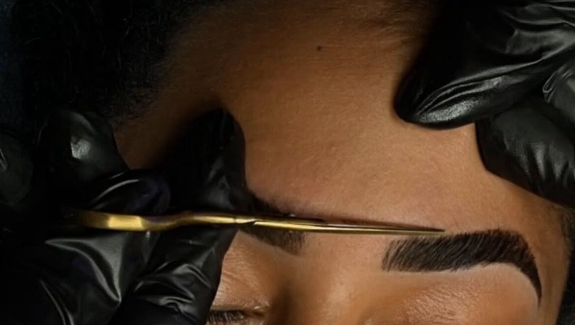 Expert brow shaping at ShaGlam Cosmetics, Philipsburg, [no Name], SX enhances natural beauty with precision.