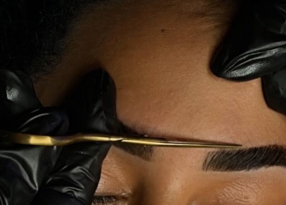 Expert brow shaping at ShaGlam Cosmetics, Philipsburg, [no Name], SX enhances natural beauty with precision.