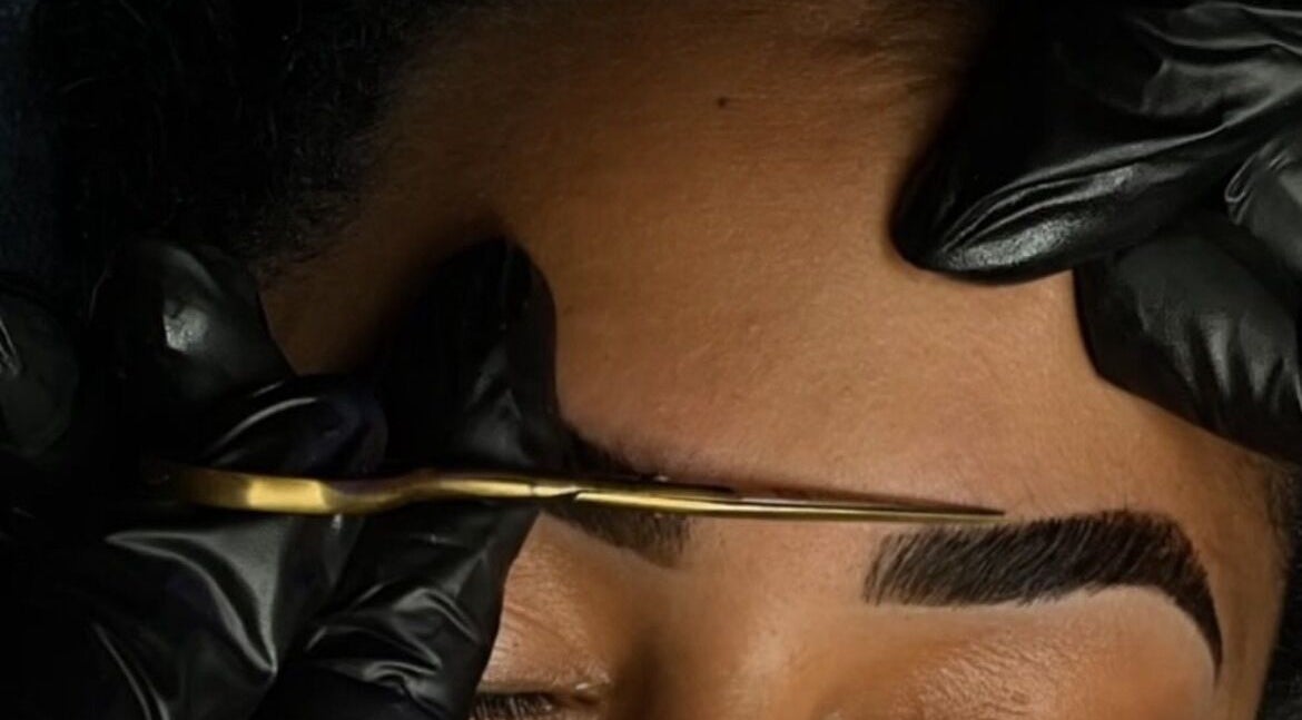 Expert brow shaping at ShaGlam Cosmetics, Philipsburg, [no Name], SX enhances natural beauty with precision.